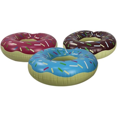 KCSD Donut Pool Floats Inflatable Adult Donut Raft Rings Swim Pool ...