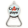 thumbnail image 1 of Brief Best Cool Player Athlete Metal Beer Bottle Cap Opener Duty Stainless Steel, 1 of 3