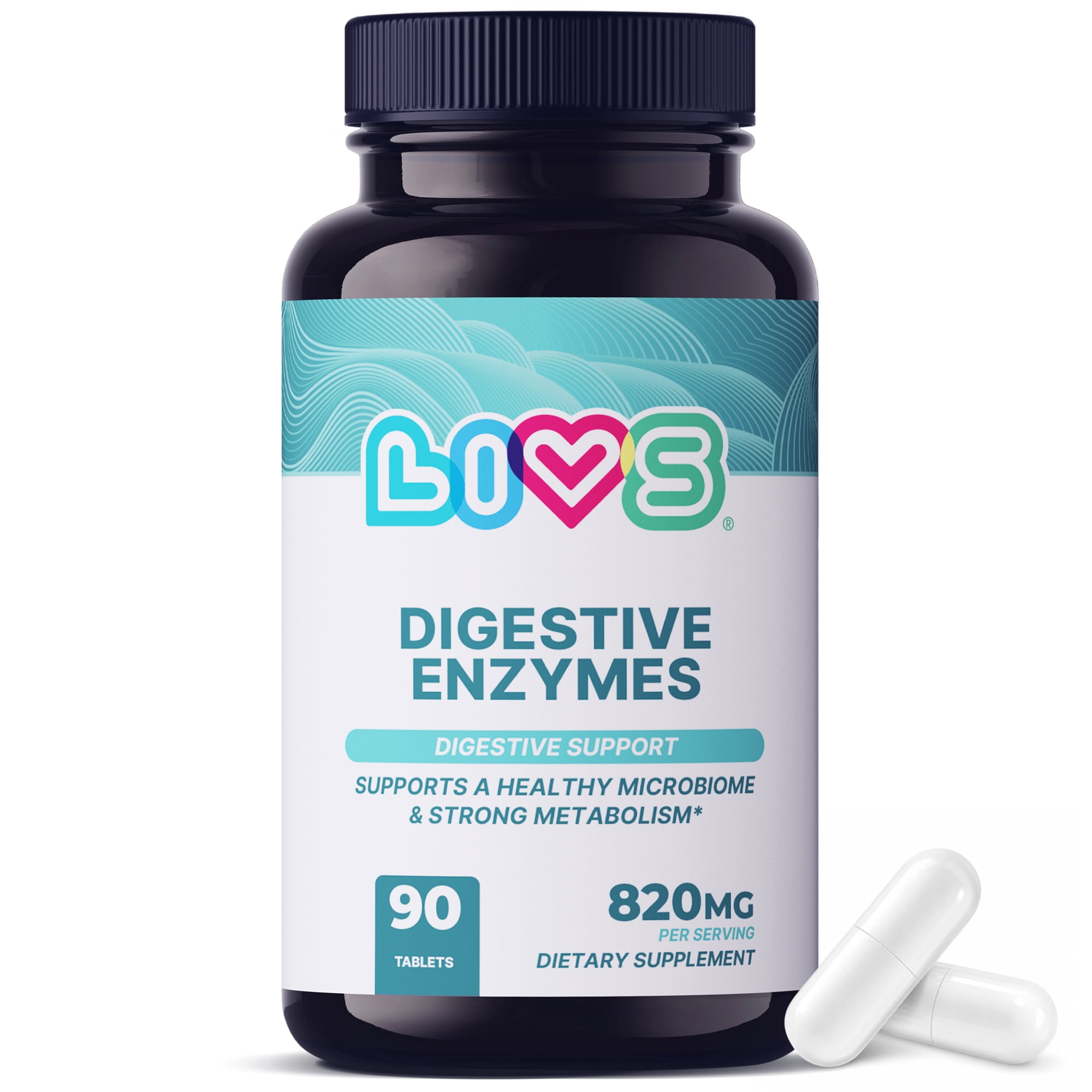 NATURELO Digestive Enzymes, 15 Enzymes, Vegan Capsules - Walmart.com
