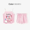 thumbnail image 1 of Pijama Kawaii Sanrio Kuromi de Anime Cinnamoroll con correa de oso de fresa, traje para casa informal a la moda para niños, prendas de vestir exteriores Y2K para niñas, 1 of 4