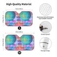 thumbnail image 3 of Disketp Windshield Sun Shade, Car Sun Shade For Front Window Vintage Mandala Sunshades Sun Visor Protector Blocks Uv Rays Foldable, 3 of 9