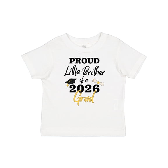 Inktastic Proud Little Brother of a 2026 Grad Boys Baby T-Shirt