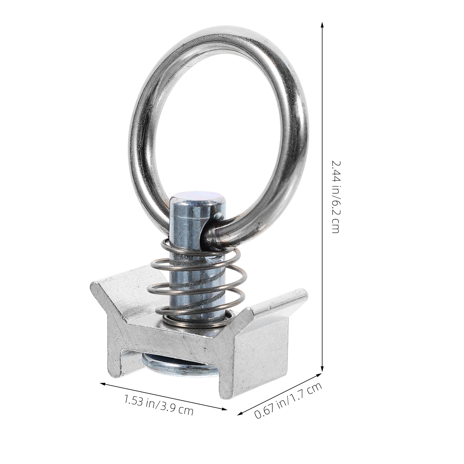PALOZO L Track Double Stud Tie Down Fitting with O-Ring