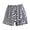 Black, variant on Womens Shorts Casual Elastic Waist Summer Shorts with Pockets Comfortable Checkered Design for Beach Home Daily Wear,Pink,M