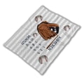 thumbnail image 4 of Lazaofficial Personalized Baseball Milestone Blanket – Custom Name Soft Fleece Photo Prop, Monthly Growth Tracker, Sports Theme Gift, 4 of 8