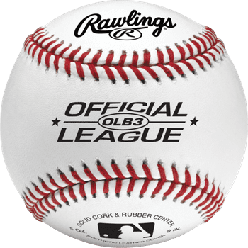 Rawlings 2022 OLB3 Official League Recreational Use Baseballs, 1 Count