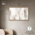thumbnail image 5 of Winter Mist II Framed High-Gloss Acrylic Glass Wall Art Neutral Abstracts by Art Remedy, Gold Frame, 45 x 30, 5 of 7
