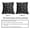 Black, variant on Lime Green Fall Pumpkin Pillow Covers 20x20 Set of 2 Autumn Themed Thanksgiving Cream Print Decorative Throw Pillows Outdoor PillowCase Farmhouse Linen Cushion Case Decor for Home Sofa Couch Bed