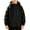 Black, variant on EnJoCho Kids Windbreaker Rain Jacket Hooded for School Lightweight Foldable Thin Coat Fall Outdoor Casual Hiking Jacket Kids Waterproof Windbreaker Jacket with Hood