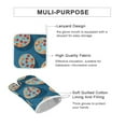 thumbnail image 3 of Fun Pizza Oven Mitt And Pot Holder Set Oven Glove for Kitchen Baking Cooking Grilling, 3 of 6