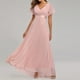 thumbnail image 1 of WILLBEST Vestidos de Dama, Vestido de Fiesta de Gasa sin Tirantes para Mujer, Vestido de Dama de Honor con Volantes de Línea A, Vestido de Noche Formal, Vestidos de Boda Extra Grande, 1 of 3
