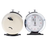 CEORPER Mechanical Stopwatch Metal Timer Mechanical Stop Clock for Classroom Teaching