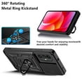 thumbnail image 6 of Moto G Power 2022 Case, TECH CIRCLE 360 Ring Kickstand Magnetic & Slide Camera Protector Military-Grade Rugged Hybrid Protective Cover for  Motorola Moto G Power  6.5 inch 2022,Red, 6 of 8