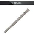 thumbnail image 3 of FYBTO Masonry Drill Bit 20mm x 200mm Carbide Tipped Rotary Hammer Bit Square Shank for Impact Drill 1Pcs-0621, 3 of 5