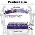 thumbnail image 6 of HELLHERO Halloween Theme Backrest Covers Removable and Washable for Elderly Adults Dust Proof Rollator Walker Seat Back Cover for Seniors Men Women, 6 of 7