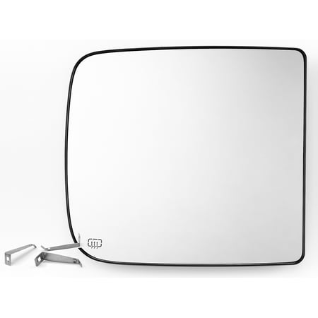 APA Replacement for Towing Mirror Glass Upper Part Power Heated 2009 - 2022 RAM R1500 R2500 R3500 Passenger Right Side 68067726AA CH1325127