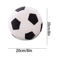 thumbnail image 3 of 7.9in Soccer Plush Stuffed Toy, Soft Athletic Ball Doll, Miniature Football Plushie for Sports Fans, Decorative Stuffed Ornament for Home Office, 3 of 5