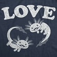 thumbnail image 2 of Womens Cute T Shirts Love Axolotl Funny Graphic Tees for Ladies Womens Graphic Tees, 2 of 9