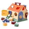 thumbnail image 1 of Blocks Shape Sorter Color Recognition Matching Activity Cube Color Shape Sorting, 1 of 7