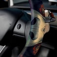 thumbnail image 5 of Yak 14.5 Inch Printing PVC Leather Steering Wheel Covers Car Wheel Covers Auto Accessories, 5 of 6