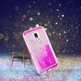 thumbnail image 7 of FIEWESEY Case for Samsung Galaxy J7 2018,3 in1 Layers Hybrid Liquid Glitter Flowing Quicksand case Clear Soft Shockproof TPU Slim Protective Cover for Samsung Galaxy J7 2018(Pink), 7 of 7