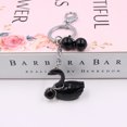 thumbnail image 4 of Key Chain Creative Swan Key Ring Cell Phone Charm Purse Charm for Girls, 4 of 6