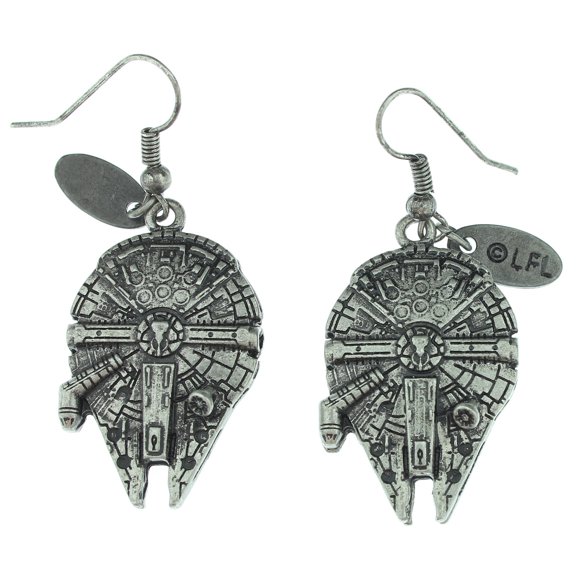 Millennium Falcon 3D Dangle Earrings