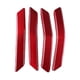 thumbnail image 3 of Tira protectora para puerta de coche, 4 Uds., antiarañazos, delantera y trasera, antichoque para el modelo Y Rojo kusrkot Tira protectora de puerta, 3 of 8