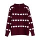 thumbnail image 4 of HongQid Womens Pullover Sweaters Long Sleeve Crewneck Casual Loose Knit Jumper Tops, 4 of 5