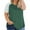 Green, variant on ZQGJB Plus Size Tops for Women Short Sleeve Raglan Striped Tee Color Block Crewneck Oversized Tunic Loose Fit Summer Outfit Clothes Green XXL