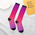 thumbnail image 5 of Cauagu Light Purple Glitter Print Women's Men's Ankle Socks 1-pack Casual Athletic Socks for Unisex Adult Moisture-Wicking Socks for Daily Wear/Running/Sport, 5 of 8