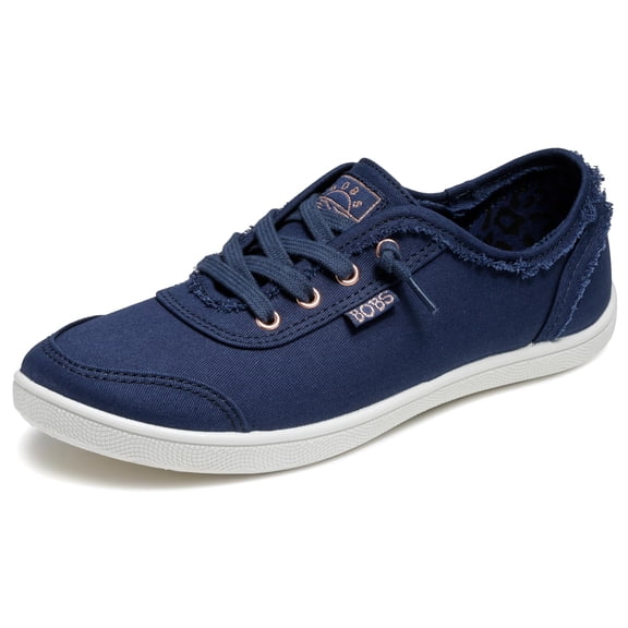 Skechers BOBs B Cute Womens Slip on Shoes, Casual Comfort Canvas Sneakers