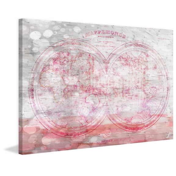 Parvez Michel Inc Parvez Taj - Flash of Pink Print on Canvas - Multi-color