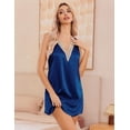 thumbnail image 4 of Ekouaer Womens Sleeveless Nightgown Satin Tank Nightdress, 4 of 7
