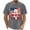 A33 Gray, variant on Funny 4th of July T Shirt for Men Red White and Meow Cat Hot Dog Graphic Tee Short Sleeve Crewneck Distressed Retro Patriotic USA Independence Day Shirts