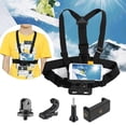 thumbnail image 4 of RRJ Chest Strap Phone Mount for Cycling Photography, First Person View Action Camera Holder, Adjustable Smartphone Chest Harness, Compatible Phone Stabilizer for Running Hiking Vlogging, 4 of 9