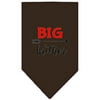 Mirage Pet 66-199 SMCO Big BroTher Screen Print Bandana, Cocoa - Small