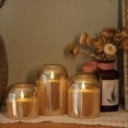thumbnail image 4 of Velas sin llama Volnyus Gold Glass con control remoto LED de cera, 4 of 6