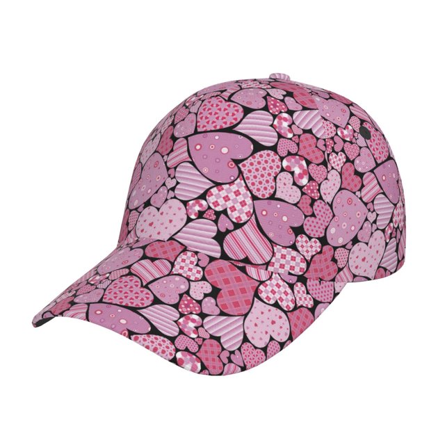 Balery Sweet Heart Gorra de béisbol de tamaño ajustable para correr, entrenar y actividades al aire libre. Gorra de papá para todas las estaciones.