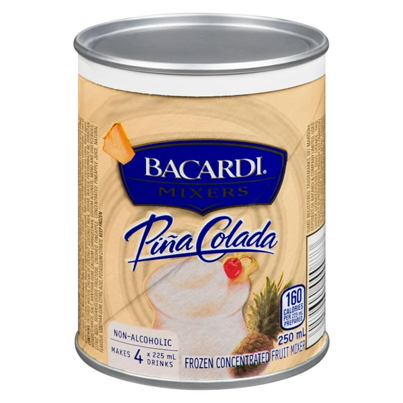 Bacardi Mixer Pina Colada Can, 250 mL, 250 x mL