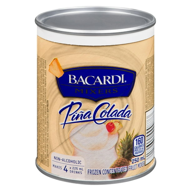 Bacardi Mixer Pina Colada Can, 250 mL