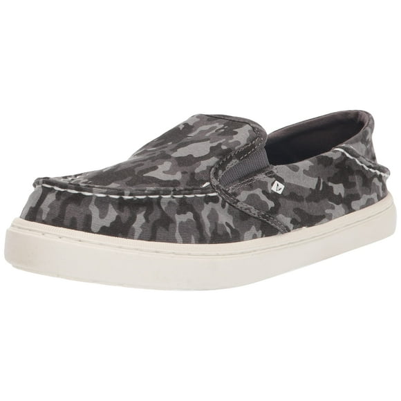 Sperry SALTIE Washable Moccasin, Grey CAMO, 2 US Unisex Big Kid