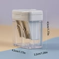 thumbnail image 3 of AKEGAMN Clearance! Pencil Sharpeners With Lid 2025 New Holes Compact Colored Handheld Pencil Sharpener Portable Handheld Sharpener For Artists Students School Class Home 1. **2025 New -Hole Design**, 3 of 9