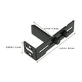 thumbnail image 2 of Raindrops 2pcs GPU Support Bracket GPU Holder Stand GPU Sag Bracket Graphics Card Support for Fan Mount Suitable for 12cm Fan Black, 2 of 8