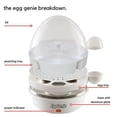 thumbnail image 3 of Egg Genie by Big Boss, The Original Rapid Egg Cooker: 7 Egg Capacity Electric Egg Cooker for Hard Boiled Eggs, with Time & Auto Shut Off Feature  As Seen on TV, 3 of 5