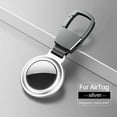 thumbnail image 2 of 2021 For AirTag Protective Sleeve  For Airtag Keychain Magnetic Metal -inclusive Anti-fall Protective Shell Black, 2 of 11