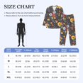 thumbnail image 4 of Fotbe Colorful Flowers with Butterfly Pijama de Hombre con Estampado de Manga Larga, Conjunto de 2 Piezas, Ropa de Dormir Suave y Cómoda con Bolsillos-Medium, 4 of 7