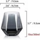 thumbnail image 2 of Diamond Whiskey Glasses 2 Pack Juice Glasses Tilt Scotch Whisky Glasses 300ml Whiskey Glasses Modern, 2 of 5