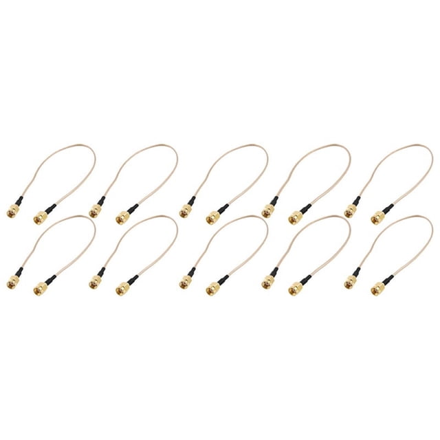 10X Cable Pigtail RF RG316 12 pulgada RP-SMA Hembra A RP SMA Hembra