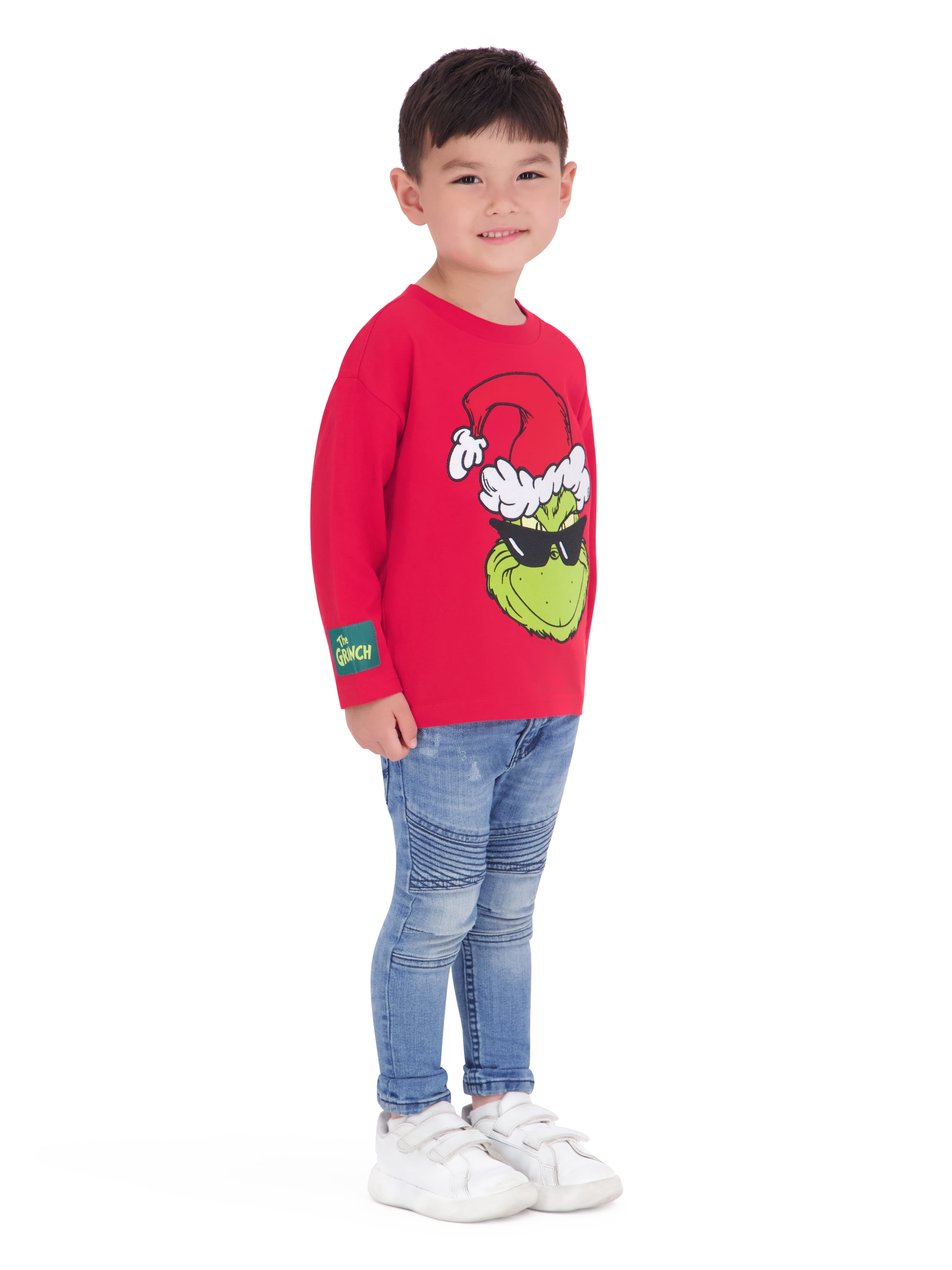 The Grinch Toddler Boy Sunglasses Long Sleeve Tee, Sizes 12 Months-5T